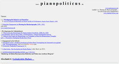 Desktop Screenshot of pianopoliticus.de